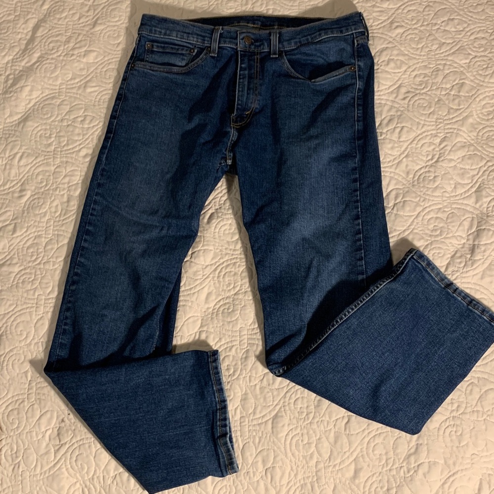 Levi's Men's Medium Blue Denim 505 Jeans Size 34/30